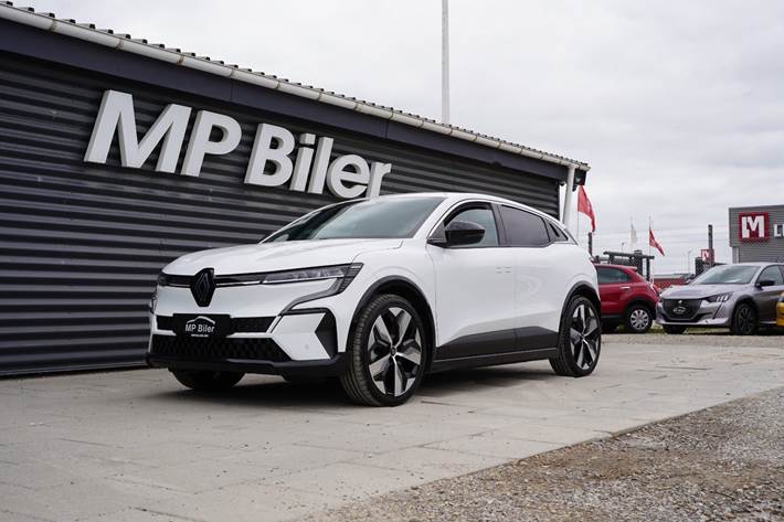 Hvid Renault Megane E-Tech fra 2024
