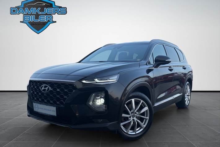 Hvid Hyundai Santa Fe fra 2020
