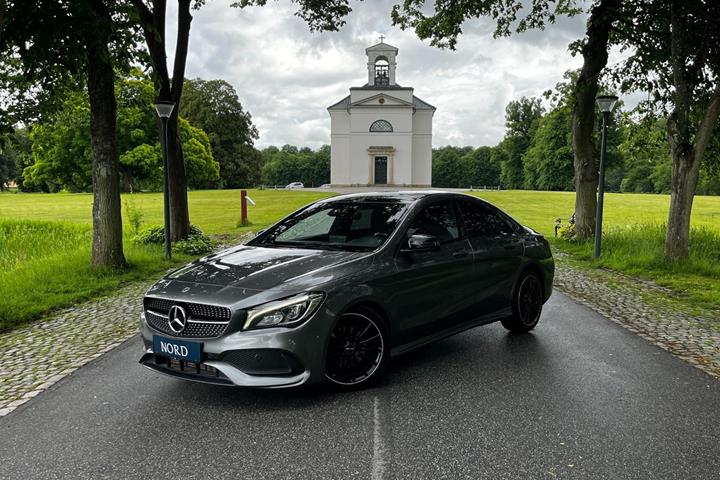 Grå Mercedes CLA200 d fra 2018