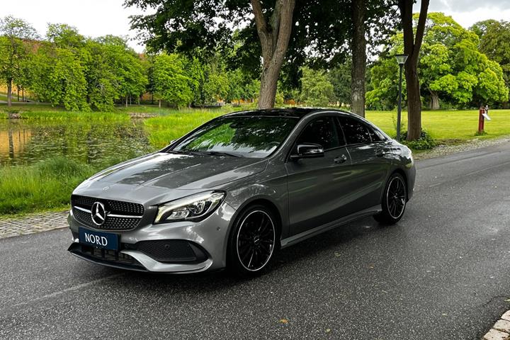 Grå Mercedes CLA200 d fra 2018