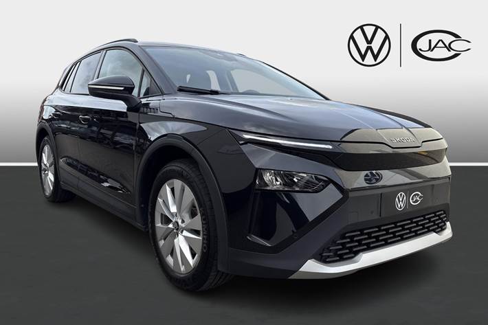 Sort Skoda Elroq fra 2025 set udefra