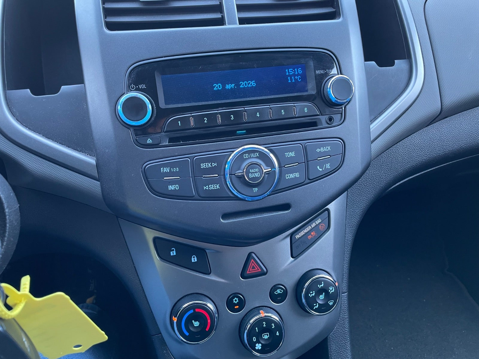 Sort Chevrolet Aveo fra 2013