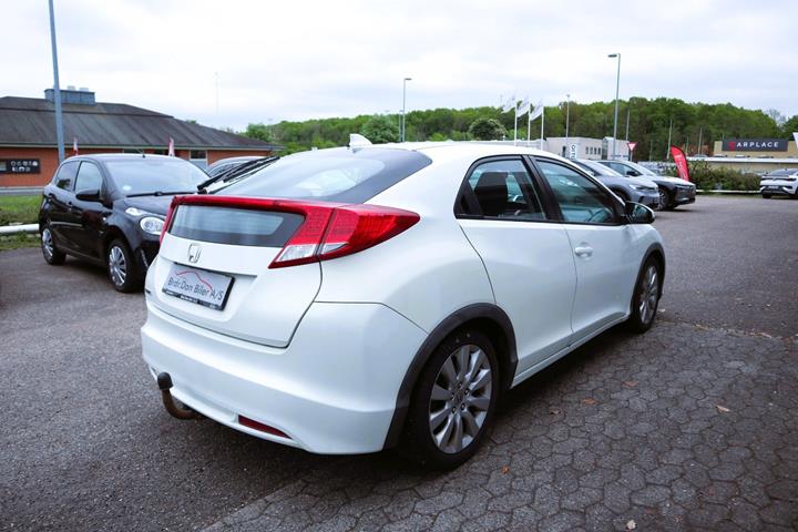 Hvid Honda Civic fra 2012