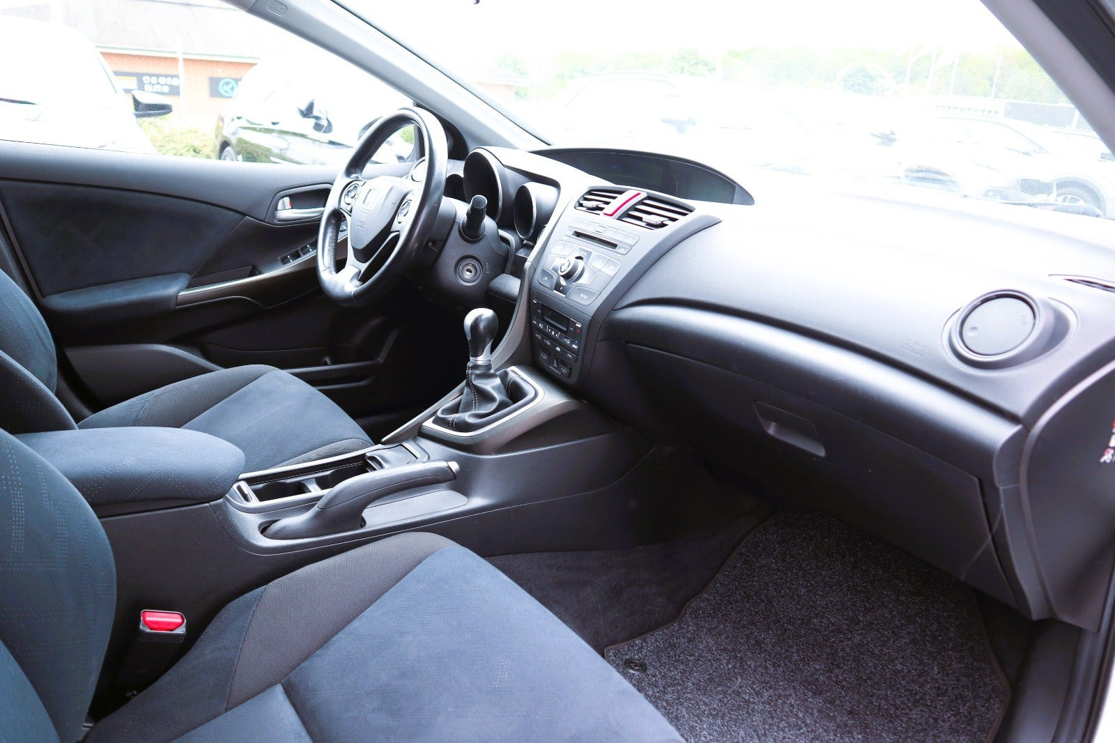 Hvid Honda Civic fra 2012