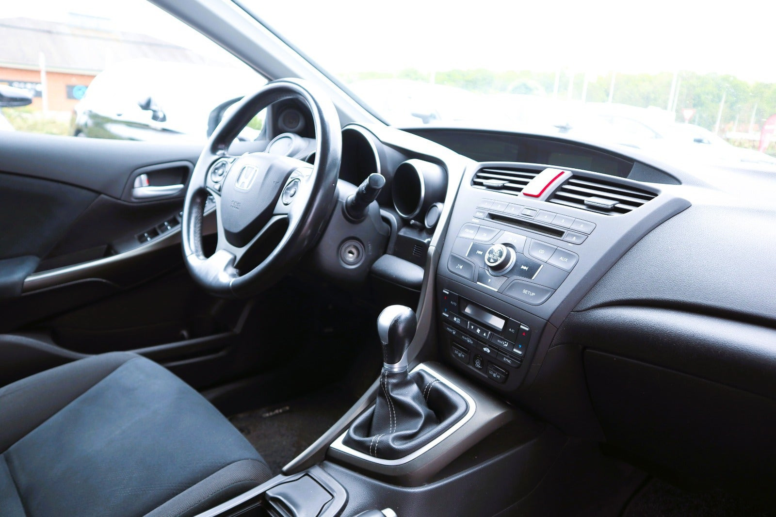 Hvid Honda Civic fra 2012