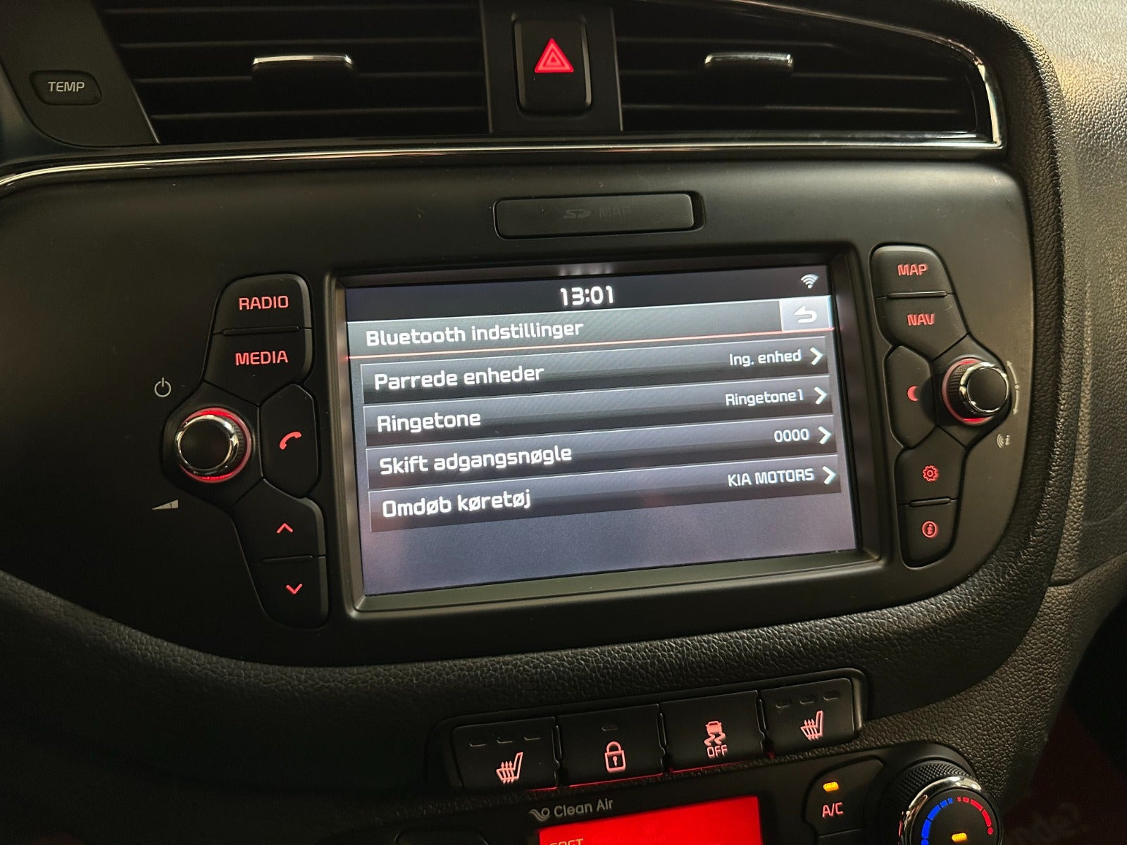 Grå Kia Ceed fra 2016