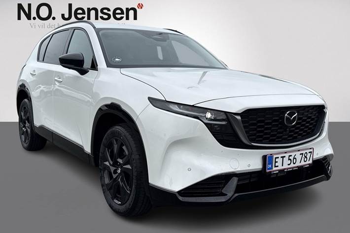 Hvid Mazda CX-5 fra 2026 set udefra