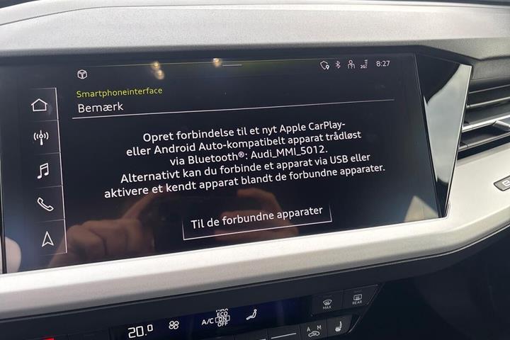 Grå Audi Q4 fra 2024
