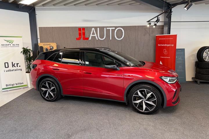 Rød VW ID.4 fra 2023
