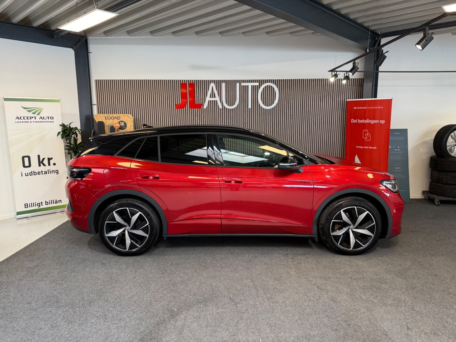 Rød VW ID.4 fra 2023