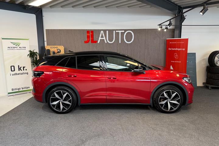 Rød VW ID.4 fra 2023