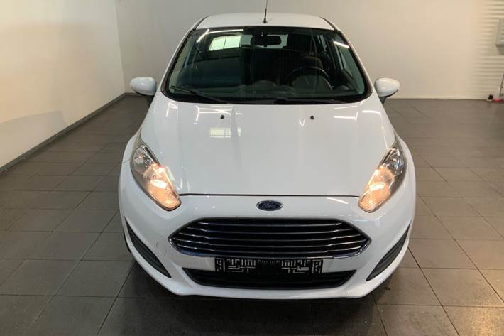 Hvid Ford Fiesta fra 2013