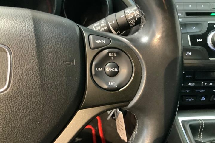 Rød Honda Civic fra 2012