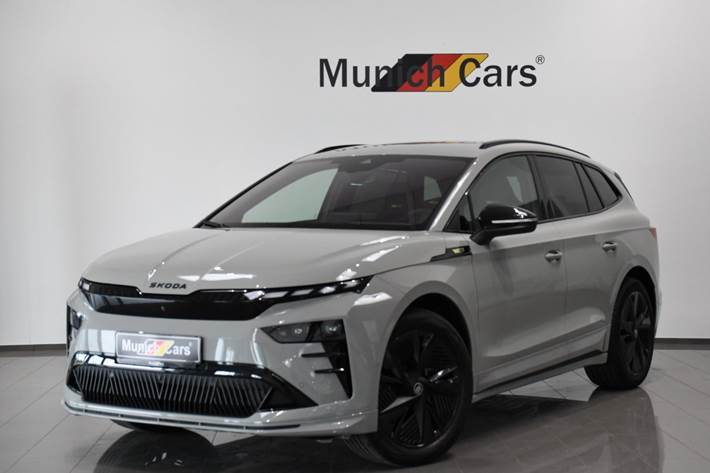 Grå Skoda Enyaq fra 2026