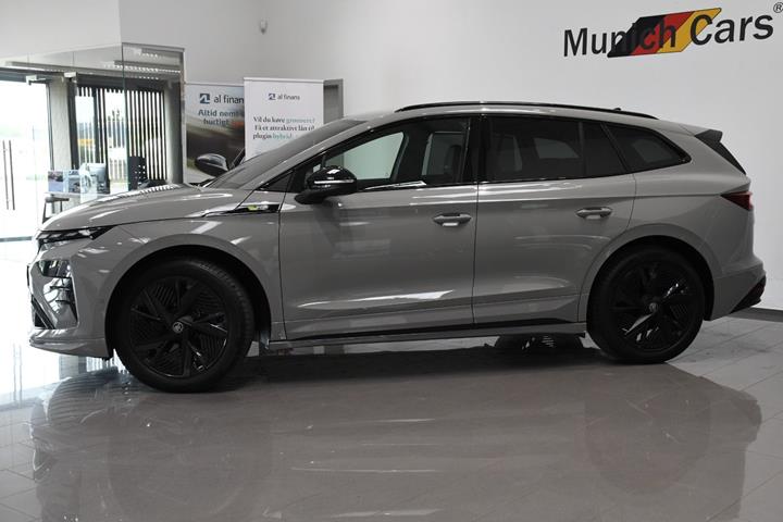 Grå Skoda Enyaq fra 2026