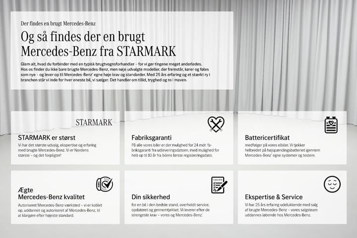 Blå Mercedes CLA250+ fra 2025
