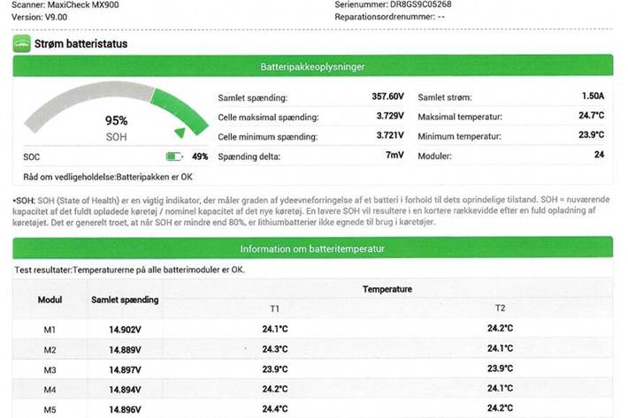 Blå Volvo XC40 fra 2023