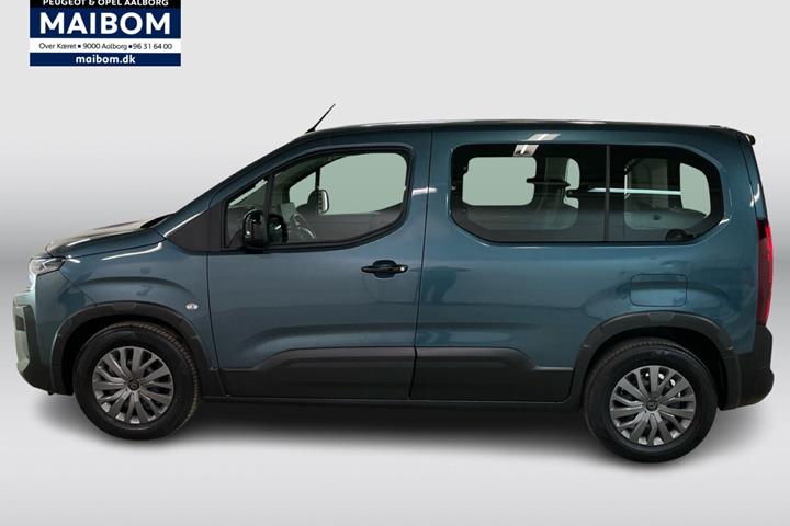 Blå Peugeot e-Rifter fra 2025
