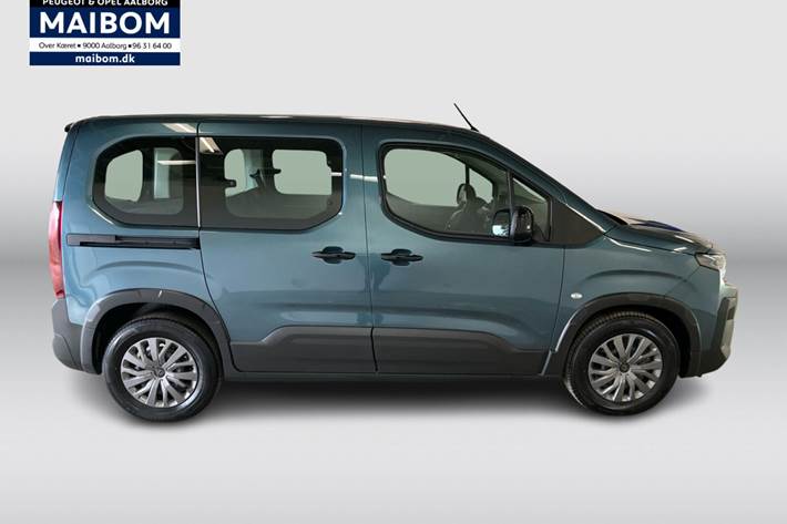 Blå Peugeot e-Rifter fra 2025