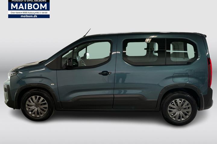 Blå Peugeot e-Rifter fra 2025