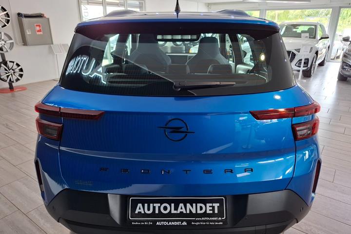 Blå Opel Frontera fra 2025