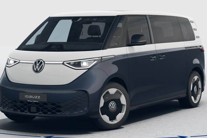 Blå VW ID.Buzz fra 2026