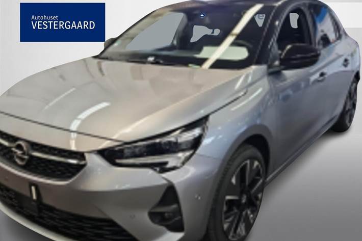 Grå Opel Corsa-e fra 2023