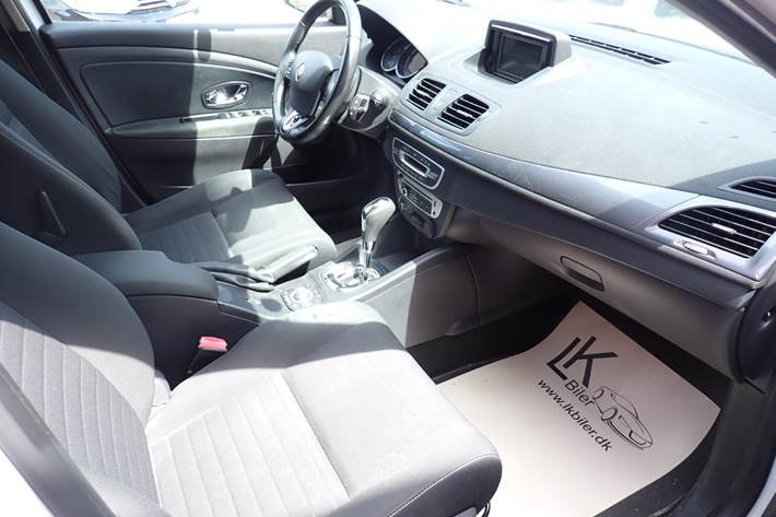 Hvid Renault Megane III fra 2014