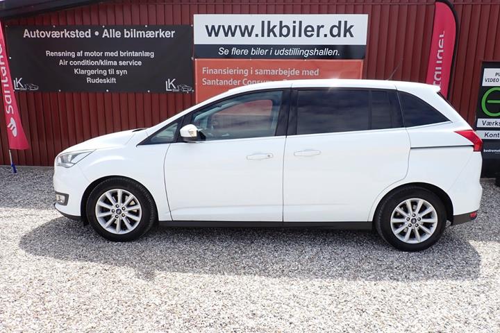Hvid Ford Grand C-Max fra 2015
