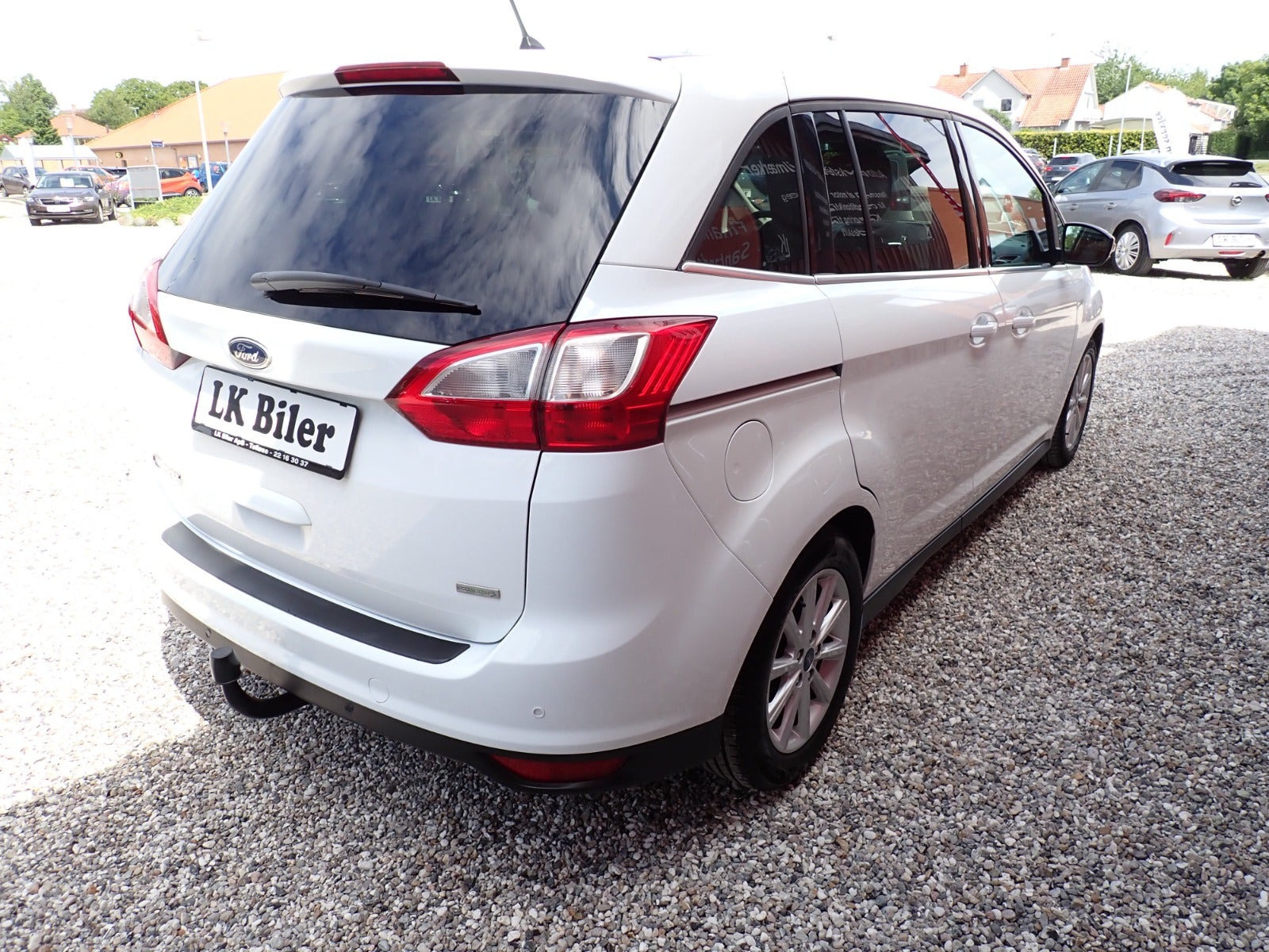 Hvid Ford Grand C-Max fra 2015