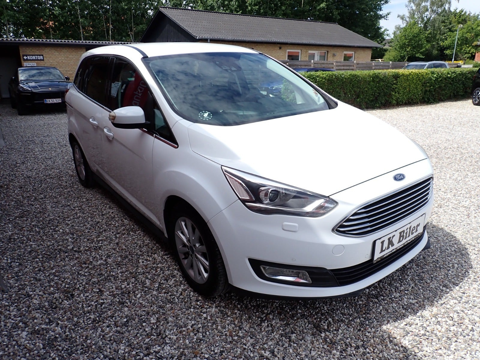 Hvid Ford Grand C-Max fra 2015