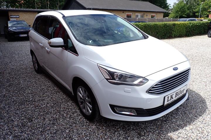 Hvid Ford Grand C-Max fra 2015
