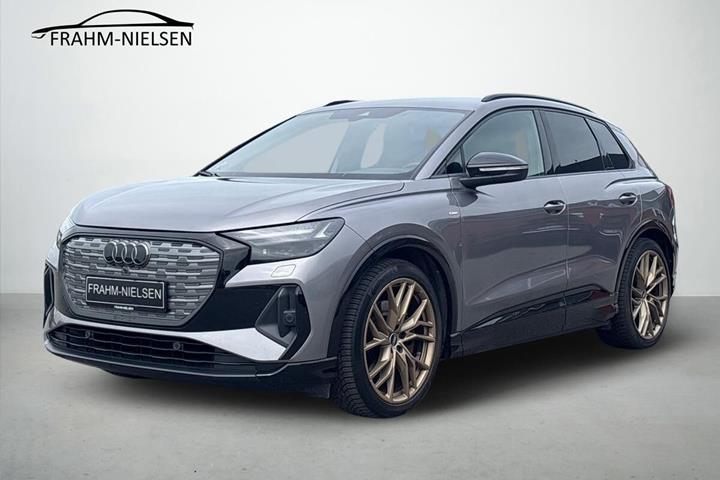 Grå Audi Q4 fra 2021 set udefra