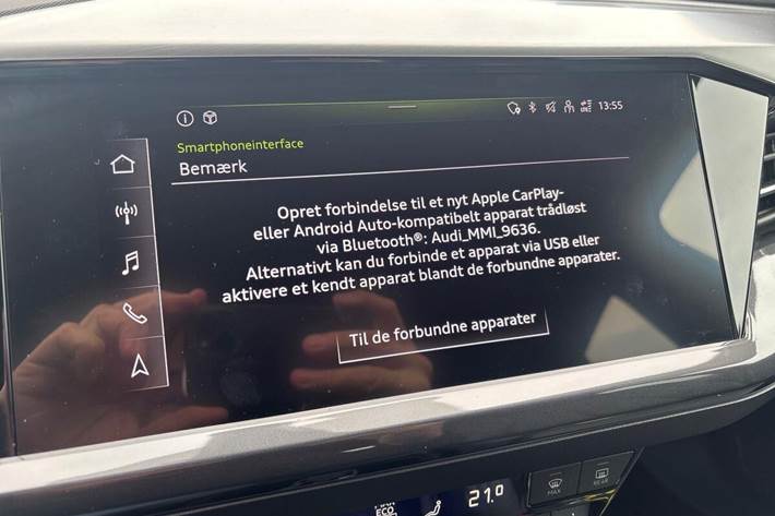 Grå Audi Q4 fra 2021