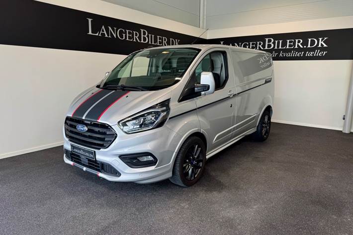 Sølv Ford Transit Custom 290 L1 fra 2019
