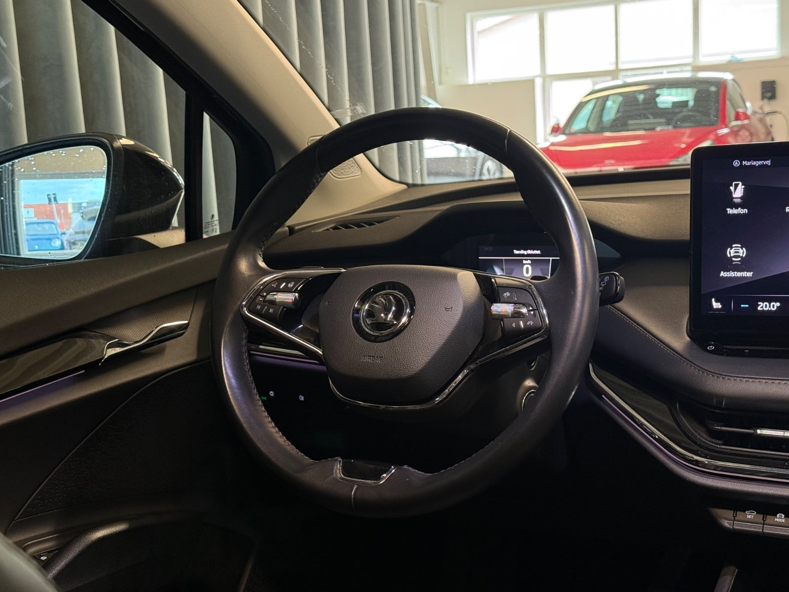 Sort Skoda Enyaq fra 2021