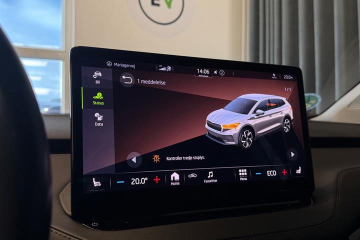 Sort Skoda Enyaq fra 2021