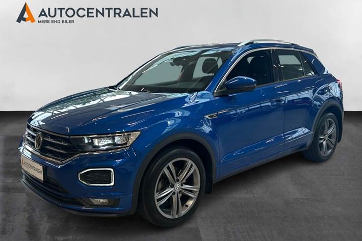 Blå VW T-Roc fra 2018