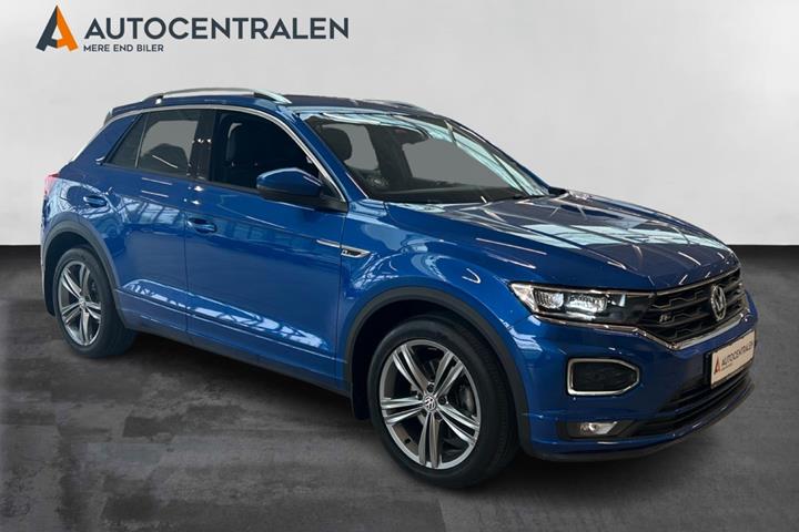 Blå VW T-Roc fra 2018