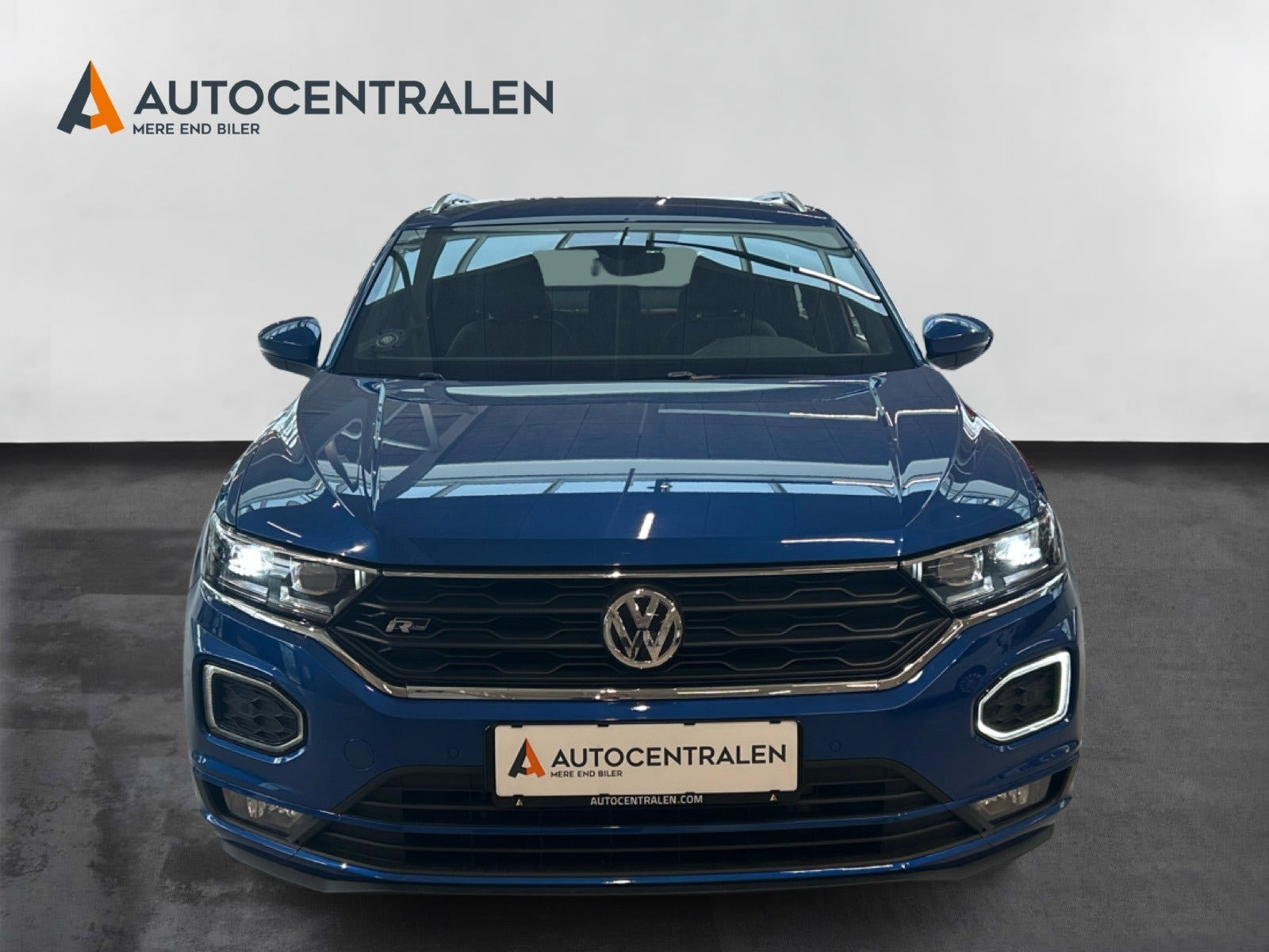 Blå VW T-Roc fra 2018