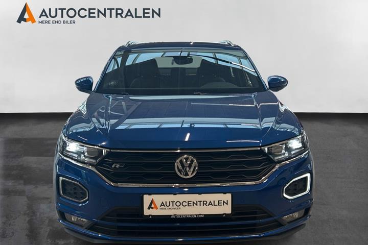 Blå VW T-Roc fra 2018