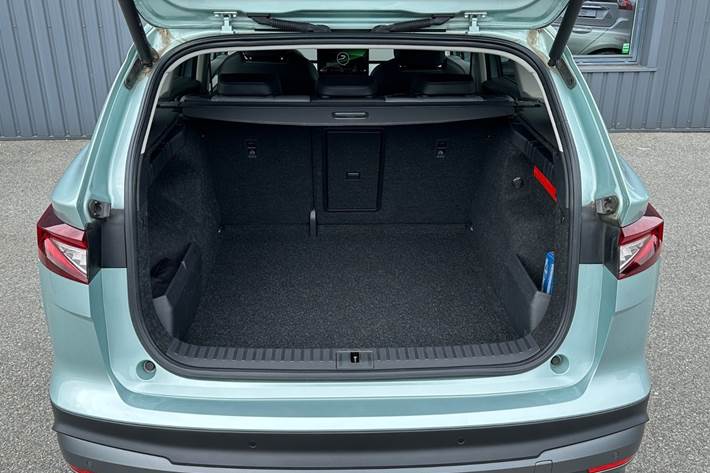 Grøn Skoda Enyaq fra 2023