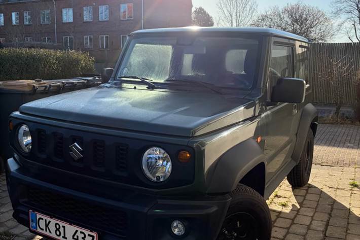 Grøn Suzuki Jimny fra 2019
