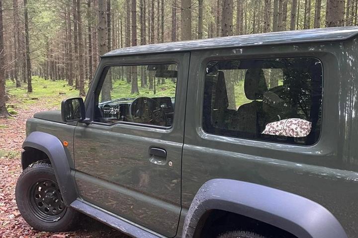 Grøn Suzuki Jimny fra 2019