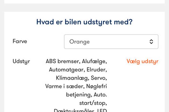 Rød Mini Cooper fra 2019