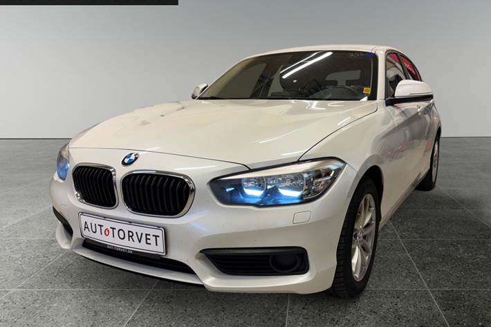 Hvid BMW 118d fra 2018
