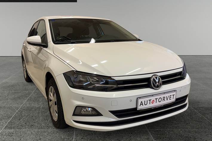 Hvid VW Polo fra 2018