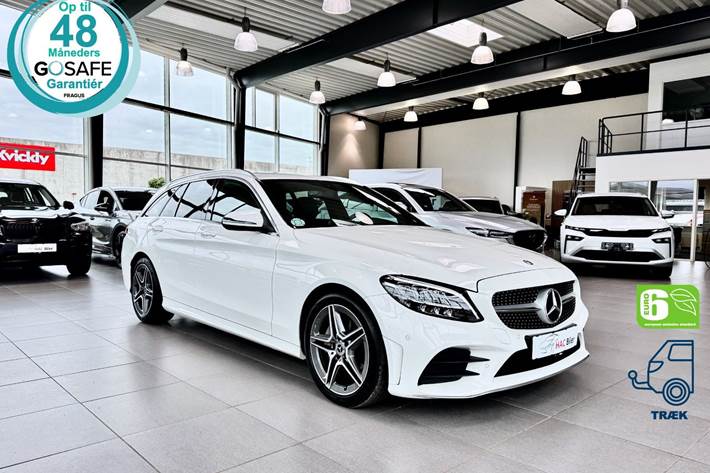 Sort Mercedes C220 d fra 2018
