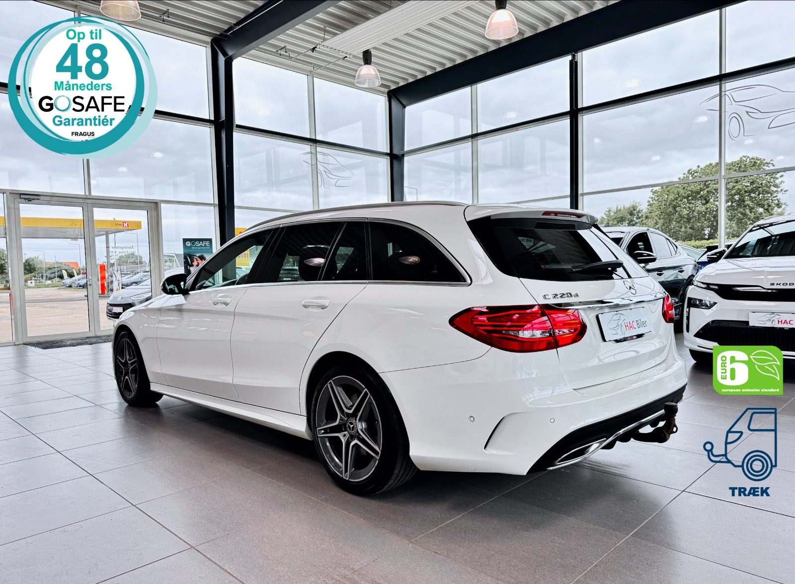 Sort Mercedes C220 d fra 2018