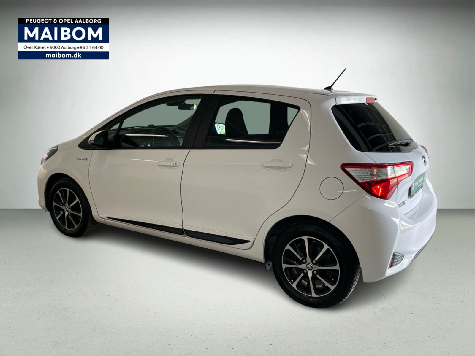 Hvid Toyota Yaris fra 2017